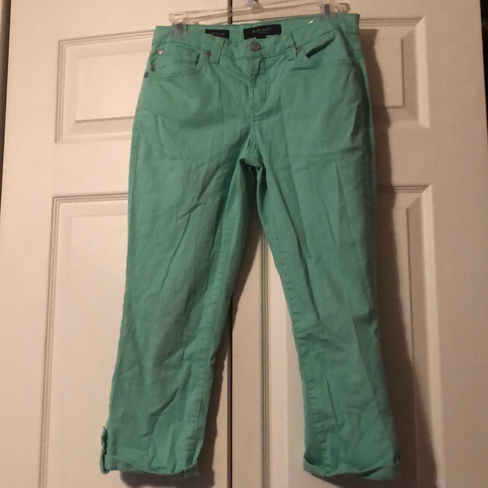 Nine West - West End Fit size 4 Light Green Jeans